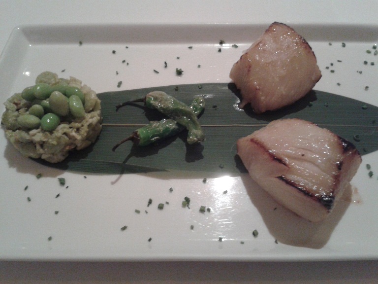 ...and miso-cured black cod with edamame and peppers to finish off. Am quite alarmed by how much food I ate