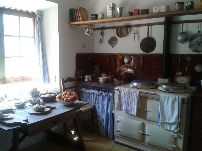 And his kitchen, preserved from decades ago