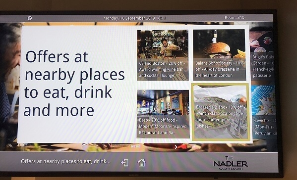 a stay at The Nadler Covent Garden Local food offers at The Nadler Covent Garden