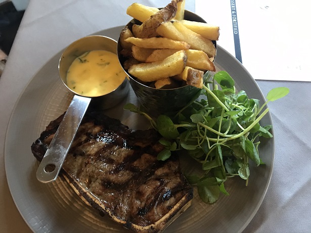 Hare and Hounds near Tetbury review steak
